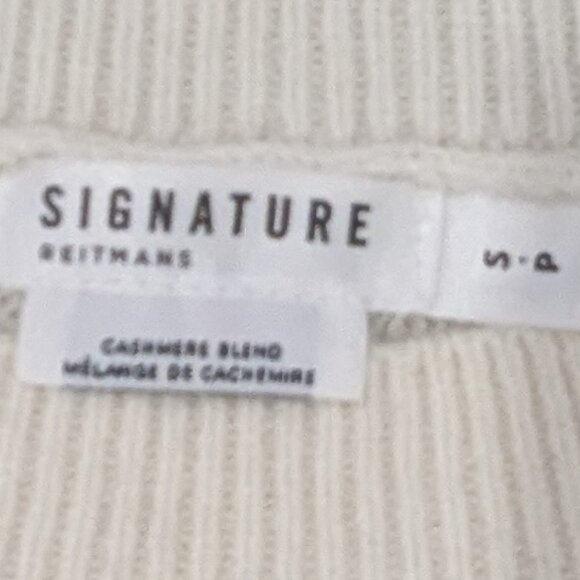 Ivory cashmere blend sweater - Picture 5 of 5